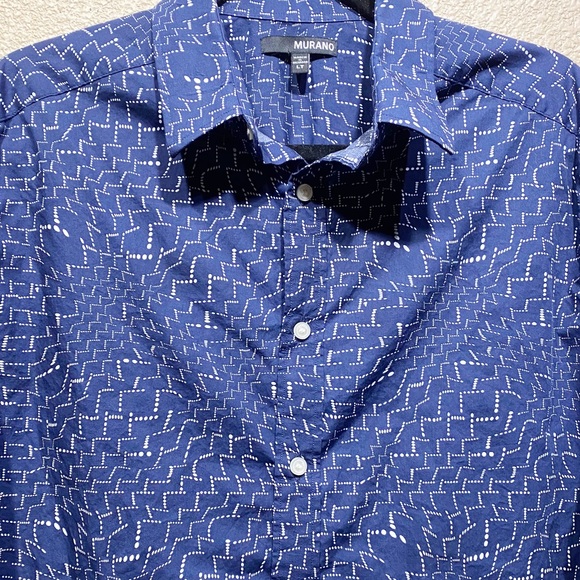 Murano Button Down Shirt Size LT - Picture 3 of 3